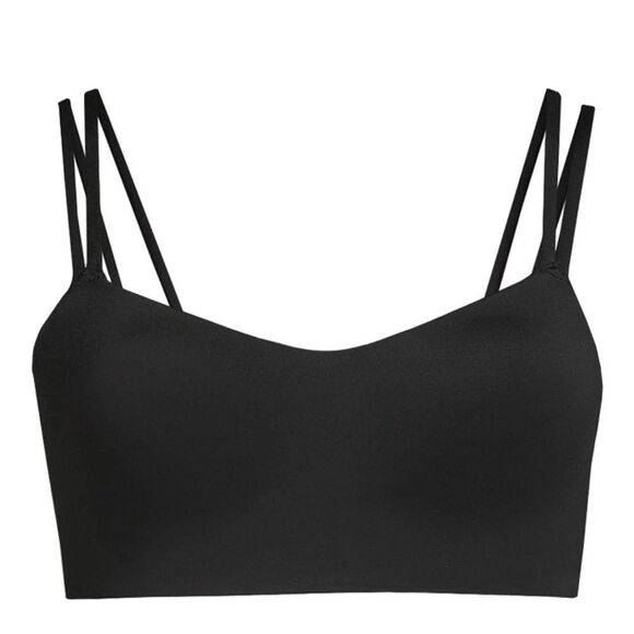 Avia Medium Suppprt Strappy Sports Bra- Black - Picture 2 of 8